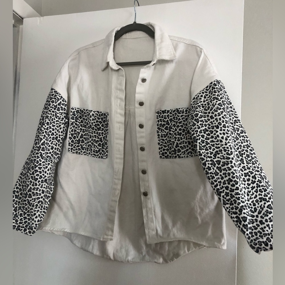 Leopard print jacket